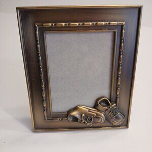 CARR BRASS BABY PICTURE FRAME